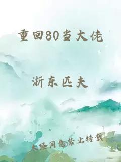 重回80当大佬