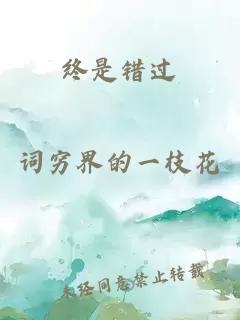 终是错过